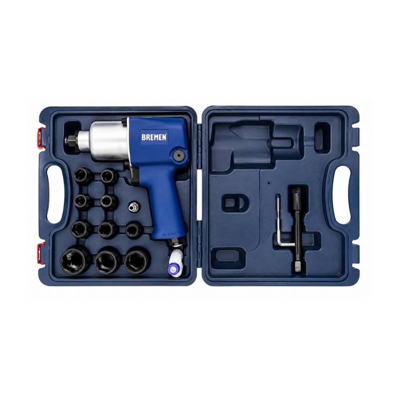Pistola De Impacto Neumatica + Kit De Tubos Bremen 76Kg