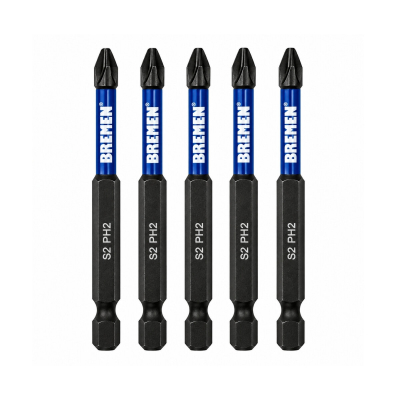 Puntas Ph2 Extra Largas De Alto Impacto Para Atornillador X5