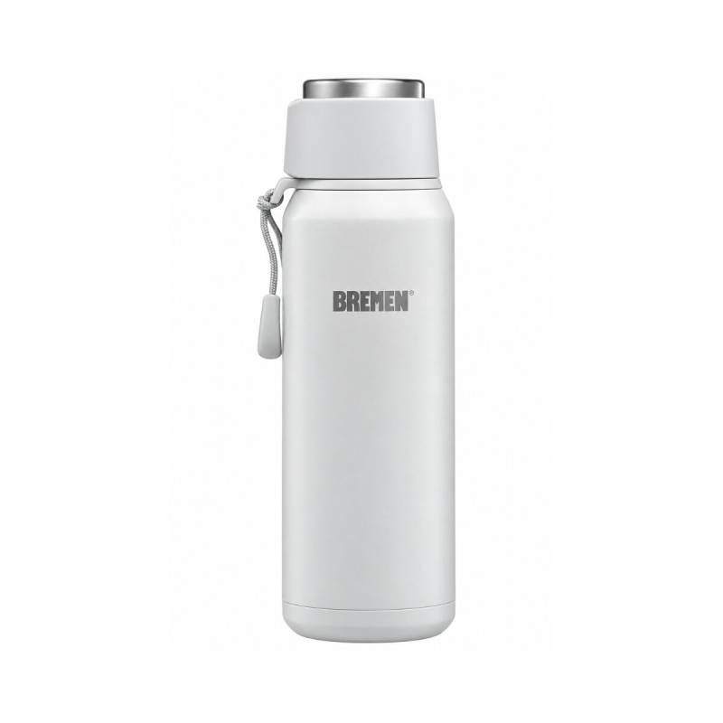 Termo Acero 600Cc Doble Pared 24 Horas Gris