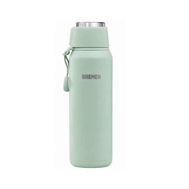 Termo Acero 600Cc Doble Pared 24 Horas Verde