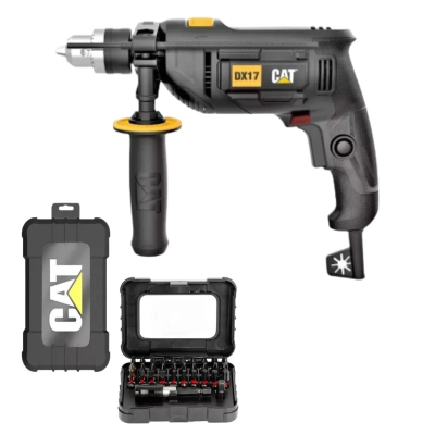 Taladro Percutor 600W Cat Industrial +  Set De Puntas De Regalo