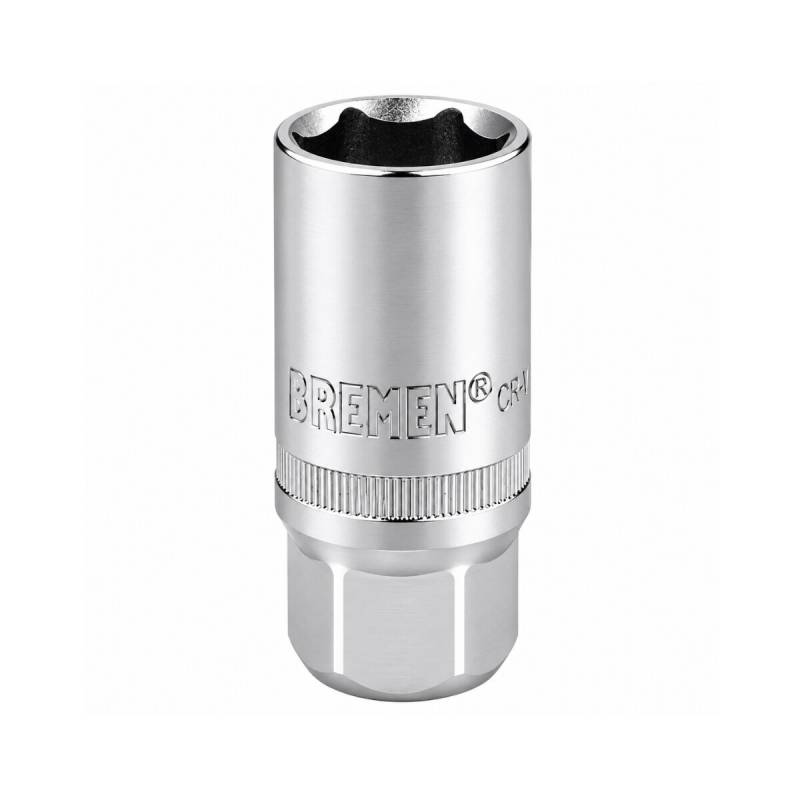 Tubo Saca Bujia 21 Mm Encastre 1/2 Hexagonal