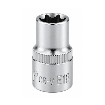 Tubo Torx Hembra Corto 1/2 E16