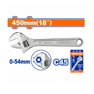 Llave Francesa 18 Pulgadas 45Cm Wadfow