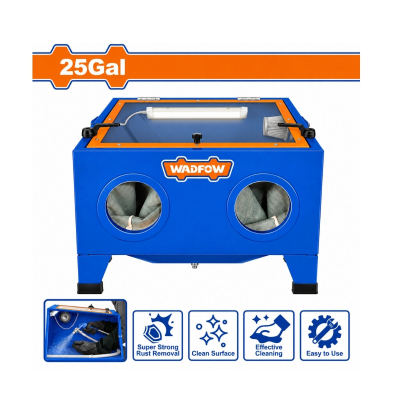 Maquina Cabina Arenadora 95Lts Con Luz Led