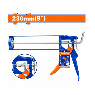 Pistola Aplicadora De Silicona Cartucho 9' - 23Cm Largo Wadfow