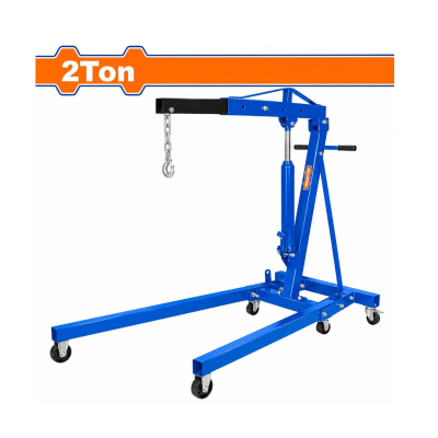 Pluma Levanta Motores Reforzada 2 Toneladas Plegable