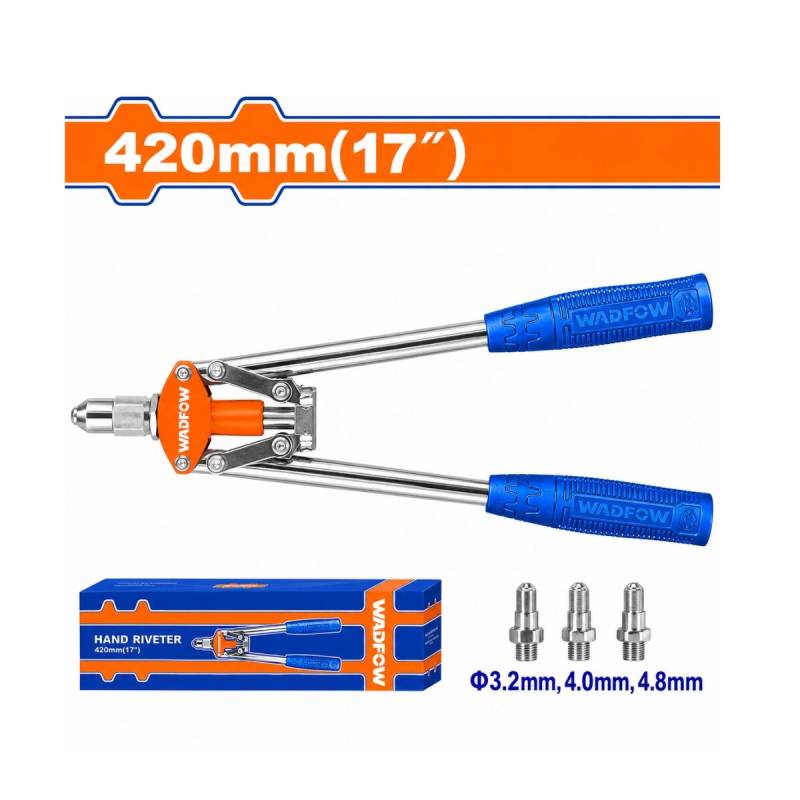 Remachadora Manual Pop 42Cm Tipo Tijera Larga
