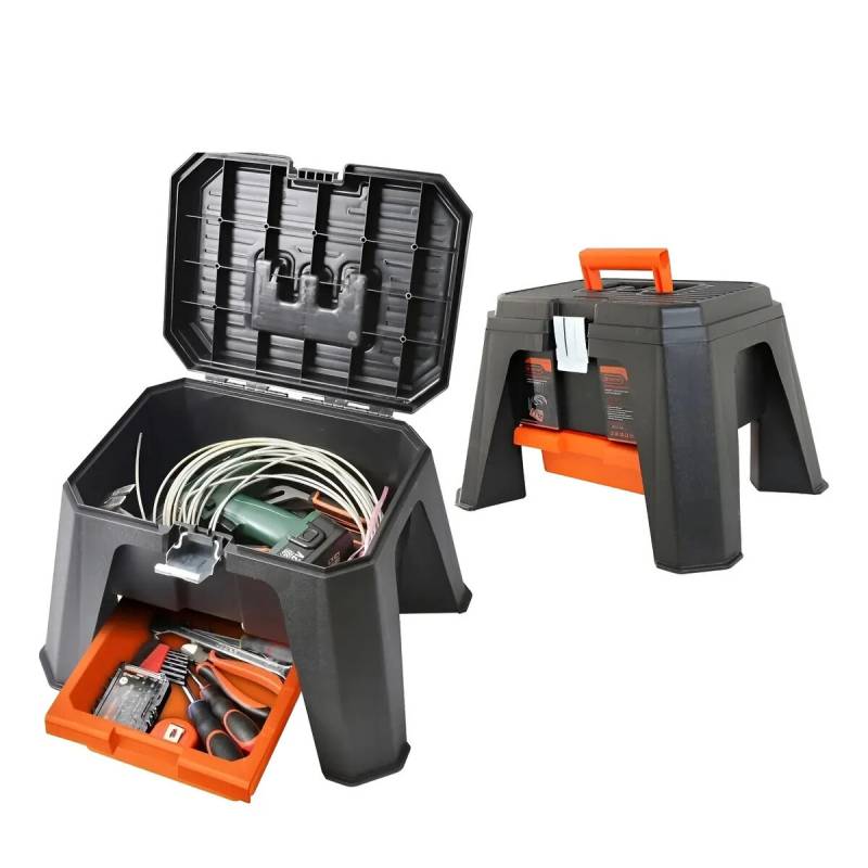 Silla Banquito Con Baul Y Cajon Para Trabajos Universales